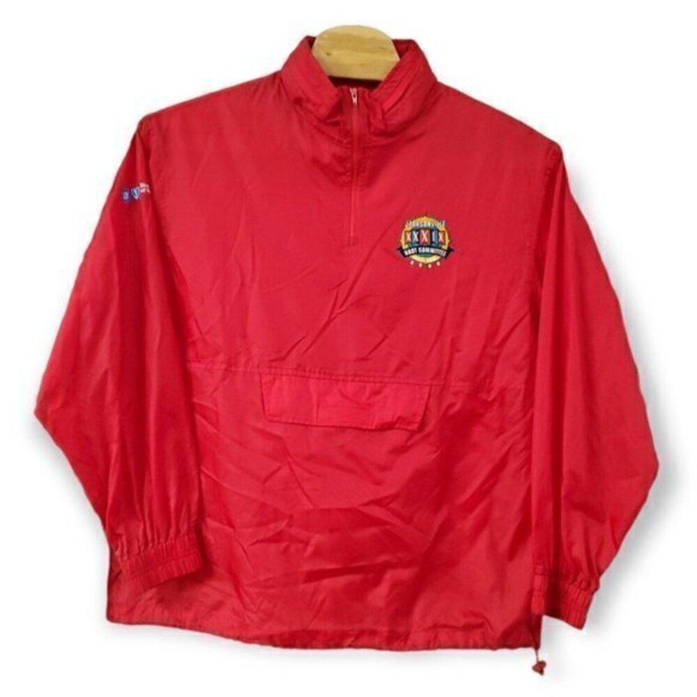 Super Bowl XXXIX 2005 Host Committee Volunteer Jacket/Windbreaker‎ Sz Large